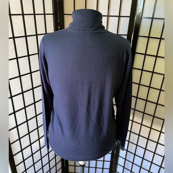 NWOT - Navy Turtleneck Sweater - Picture 6 of 6